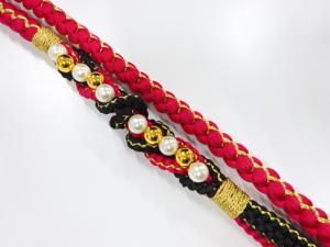 正絹　振袖用　手組帯締め